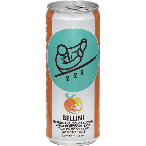 Kathi Bellini Soft Drink, Carbonated, With Peach Juice