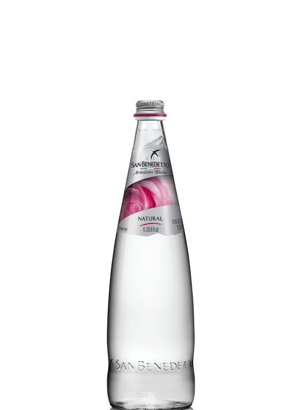 San Benedetto Water Mineral Natural Glass Botttle
