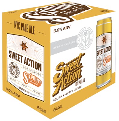 Sixpoint Sweet Action Pale Ale 6 Pack 12 Oz. Can