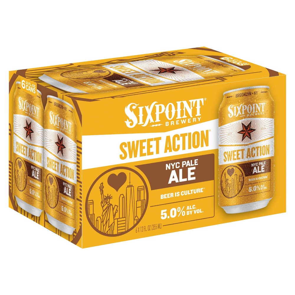 Sixpoint Sweet Action NYC Pale Ale Beer - 6pk/12 Fl Oz Cans