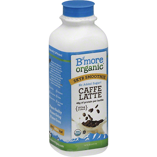 B More Organic Smoothie, Skyr, Caffe Latte