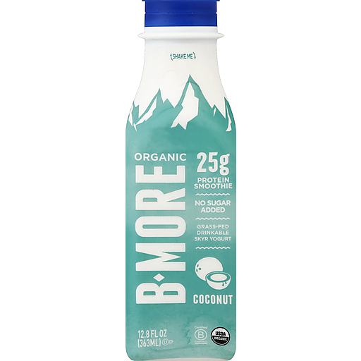 B More Organic Skyr, Coconut Protein Smoothie - 12.8 Oz