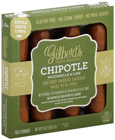 Gilbert's Smoked Sausage, Chipotle Mozzarella & Lime