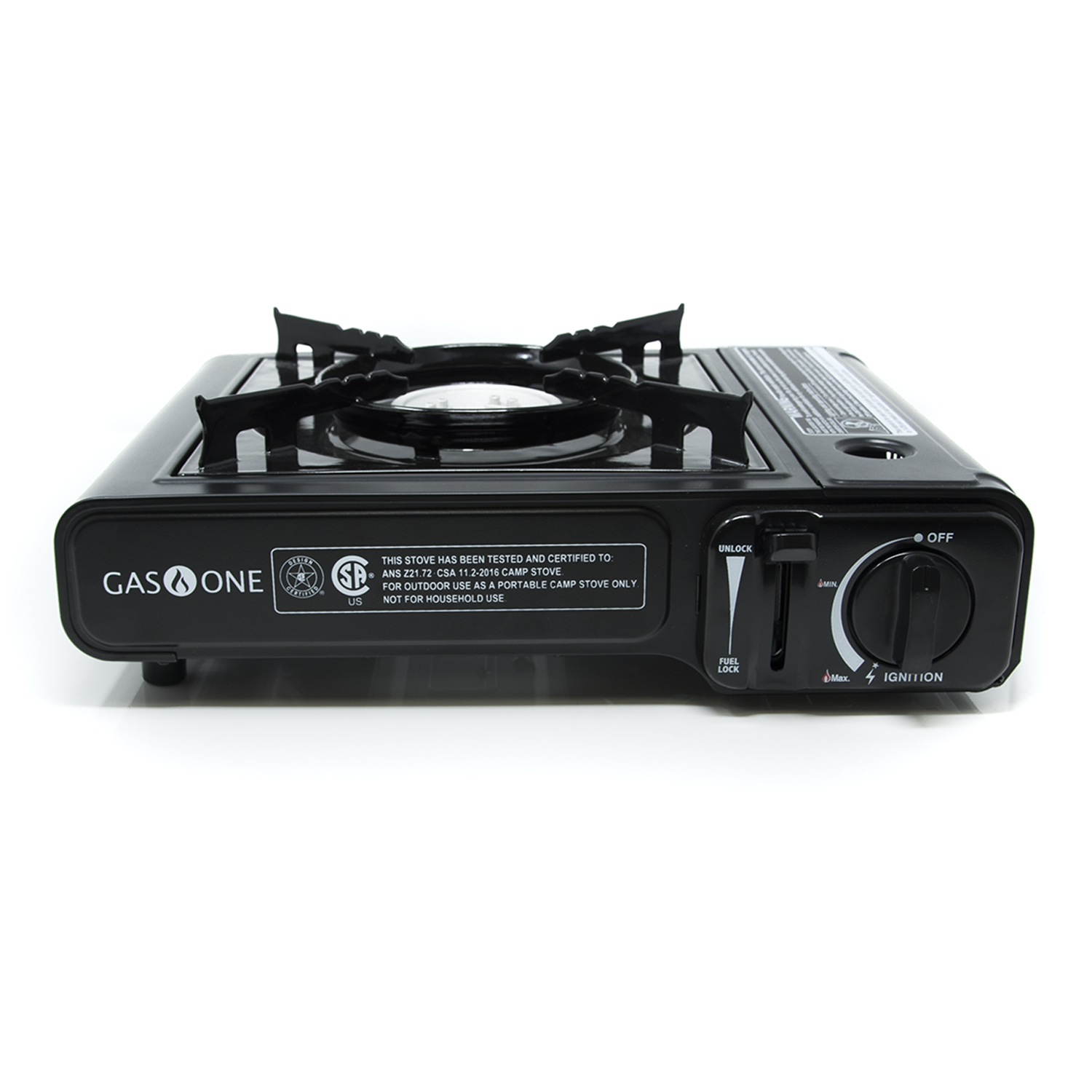 Gas One Portable Butane Stove Burner Table Top Range Camping w/Carrying Case