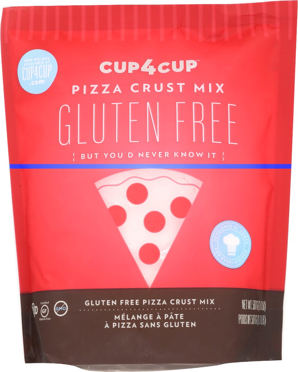 Cup4Cup Gluten Free Pizza Crust Mix, 18 Oz