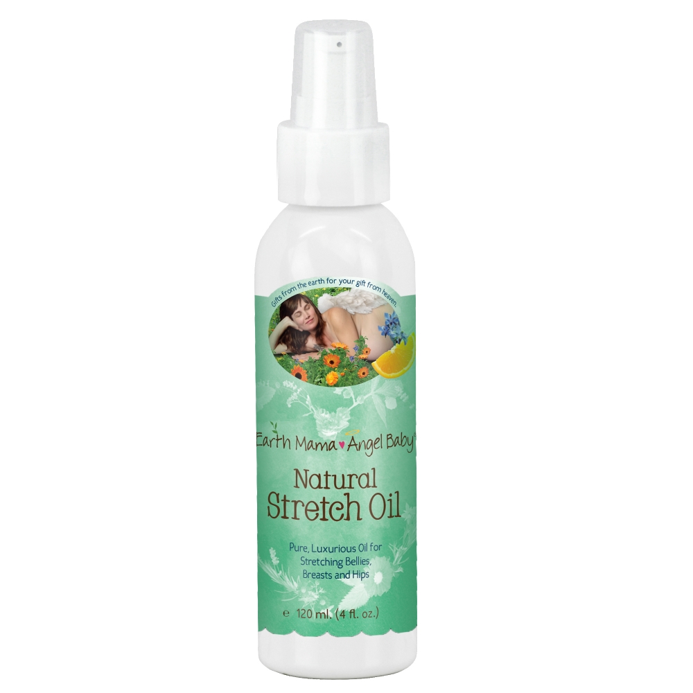 Earth Mama Angel Baby Natural Stretch Oil - 4 Fl Oz