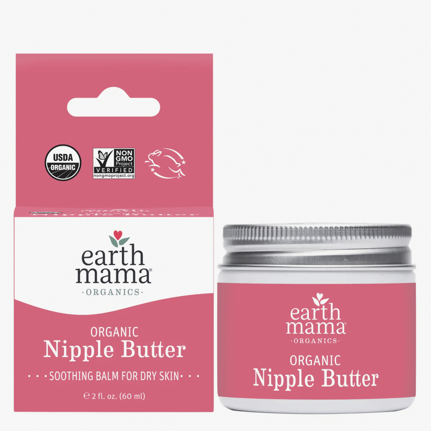 Earth Mama Organic Natural Nipple Butter, 2 Fl Oz