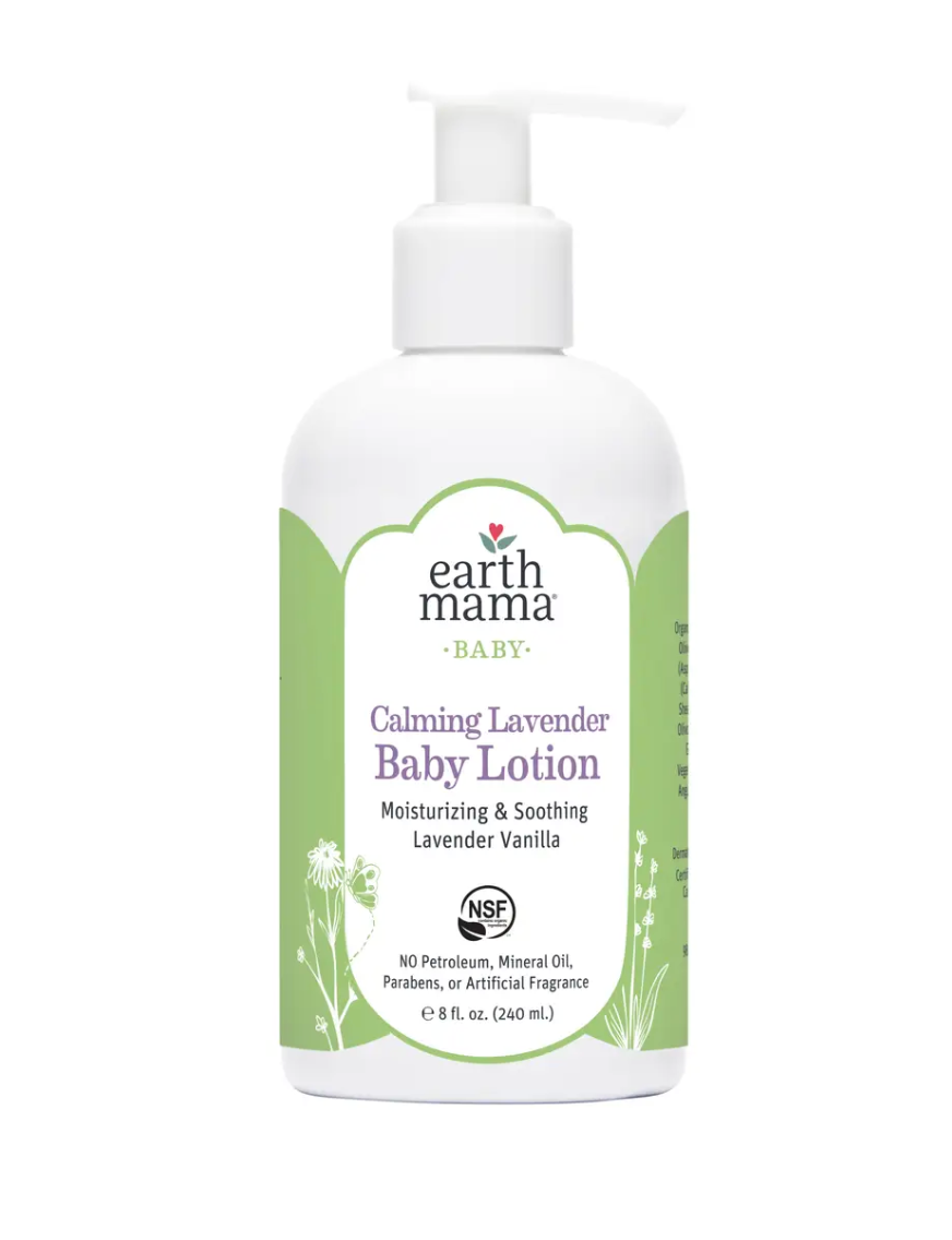 Earth Mama Angel Baby, Baby Lotion, Calming Lavender 8 Oz