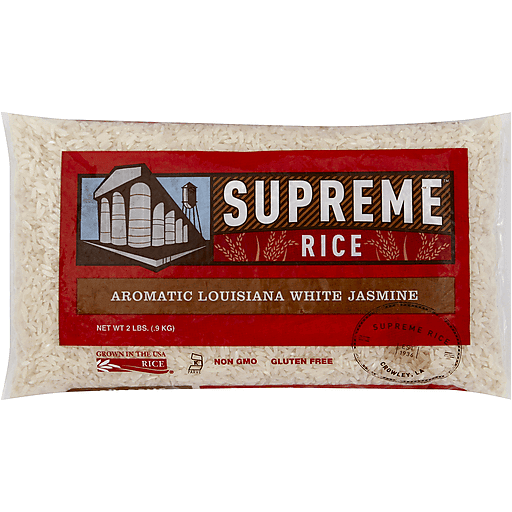 Supreme Rice White Aromatic Louisiana Jasmine 2 Lb