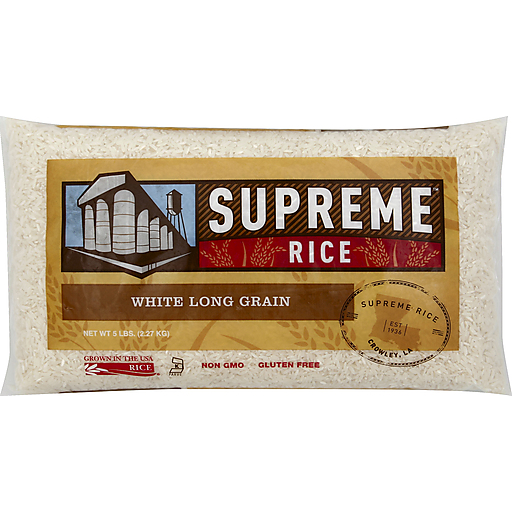 Supreme Rice White Long Grain 5 Lb