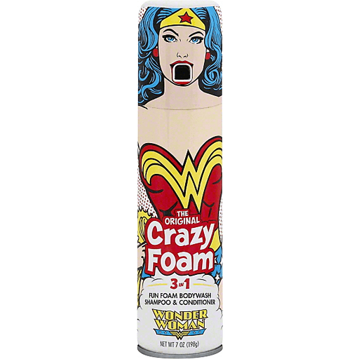 Crazy Foam Bodywash Shampoo & Conditioner 7 Oz