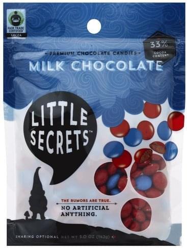 Little Secrets Chocolate Candies, Premium, Milk Chocolate