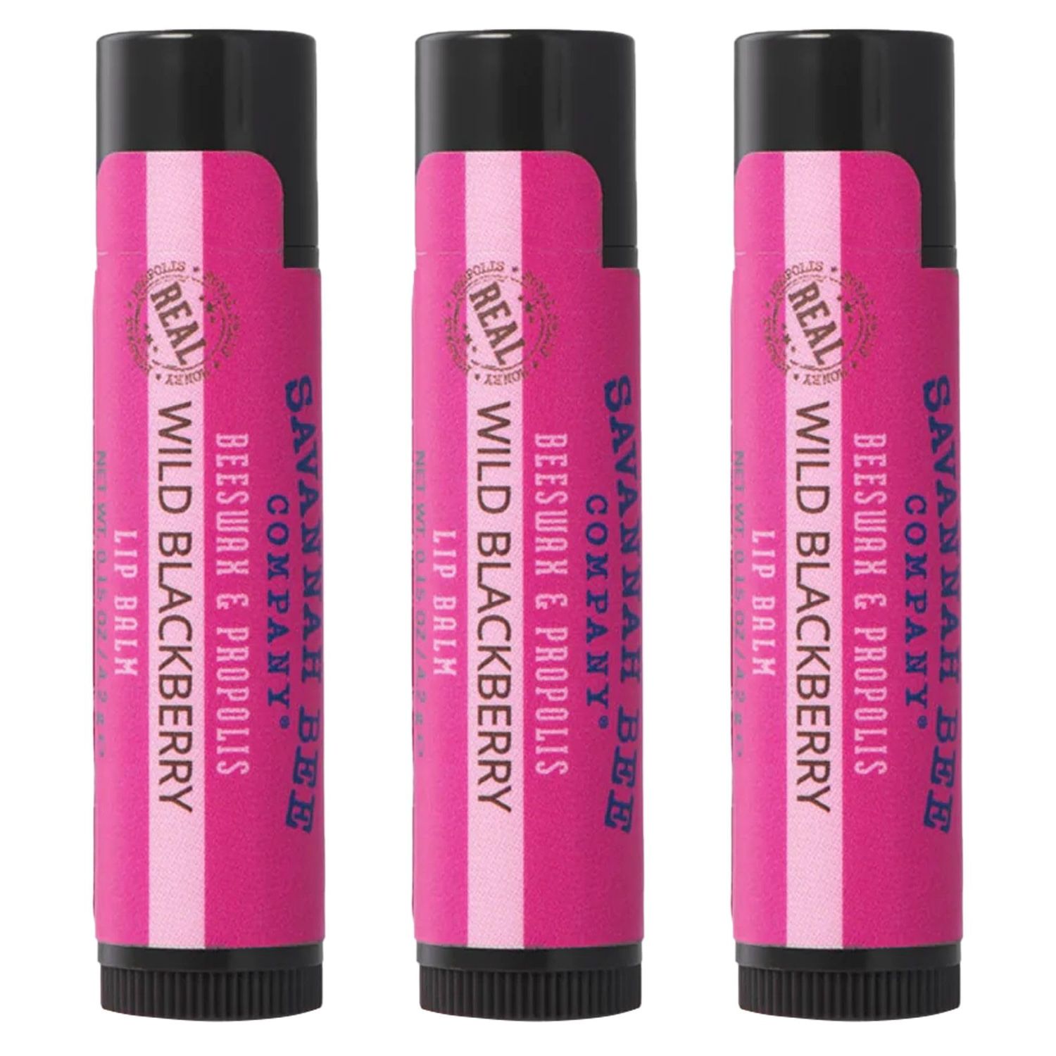 Savannah Bee Company Wild Blackberry Beeswax & Honey Lip Balm