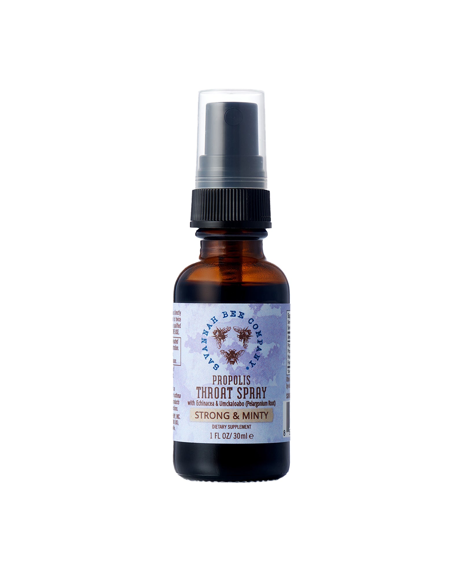 Savannah Bee Company Strong And Minty Propolis Throat Spray