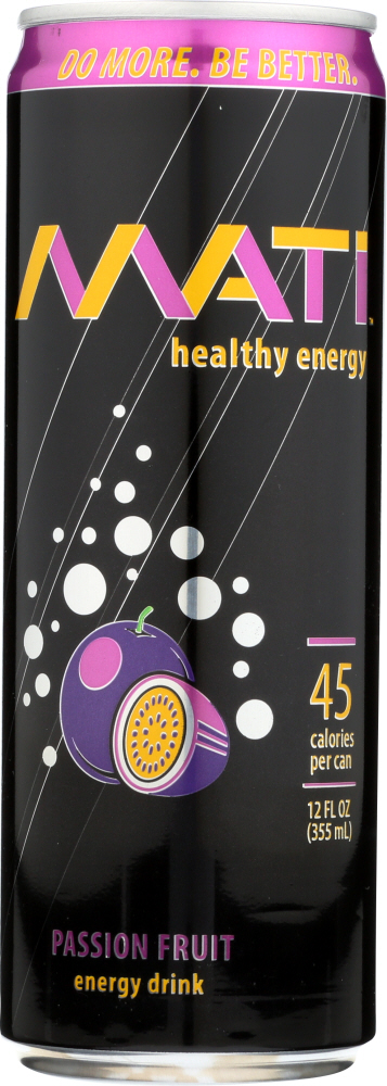 Mati ENERGY: Drink Energy Passion Fruit, 12 Oz