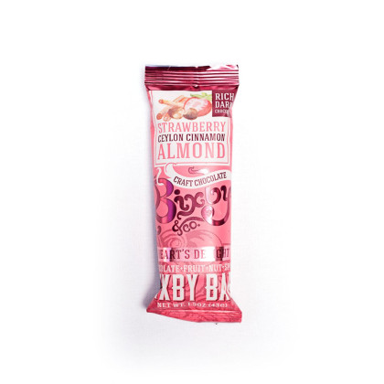 BIXBY AND CO: Heart Delight Dark Chocolate Bar , 1.5 Oz