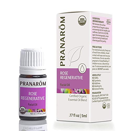 Pranarom - Rose Regenerative Facial Essential Oil Blend (5ml) - 100% Pure Natural Therapeutic Grade Essential Oil For Skincare