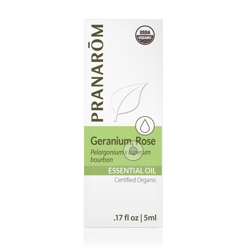Pranarom Organic Essential Oil Geranium Rose -- 0.17 Fl Oz