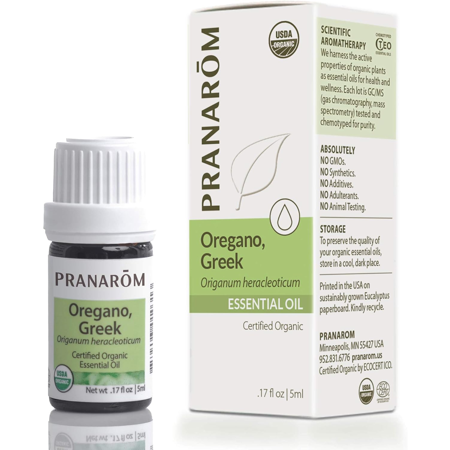Pranarom Organic Oregano Greek Essential Oil