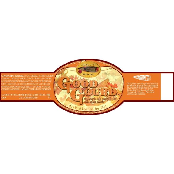 Cigar City Brewing Good Gourd - 22oz