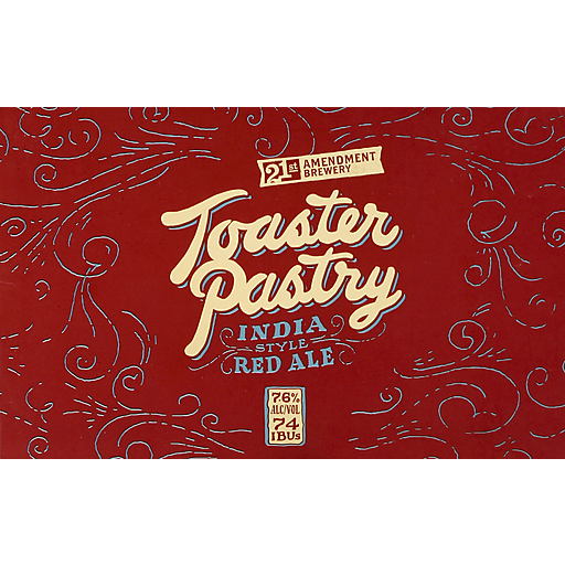 21st Amendment Brewery Beer, India-Style Red Ale, Toaster Pastry