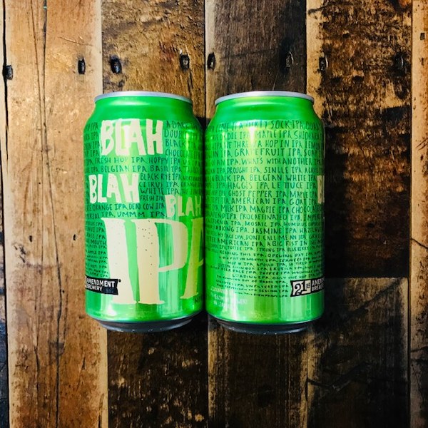 21st Amendment Brewery Blah Blah Blah Ipa - 12oz Can