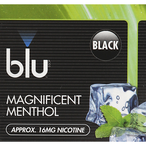 Blu Cartomizers, Magnificent Menthol, Black
