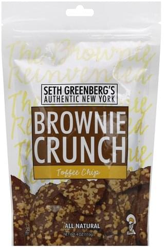 Seth Greenbergs Toffee Chip Brownie Crunch - 4 Oz