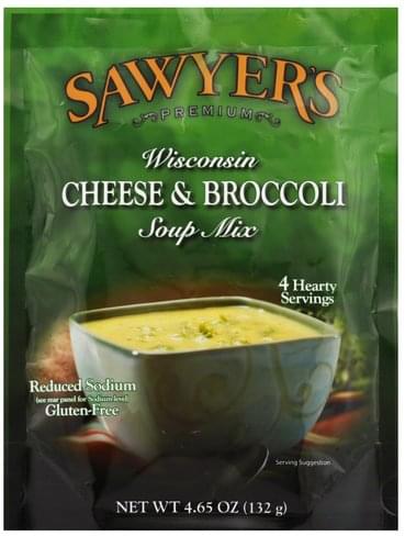 Sawyers Soup Mix, Premium, Wisconsin Cheese & Broccoli