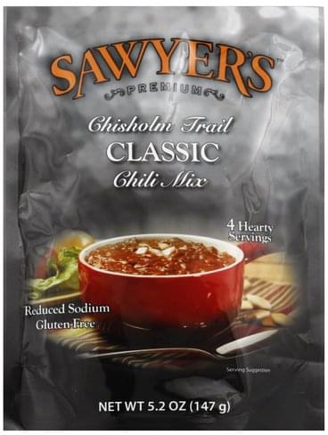 Sawyer's Chili Mix, Premium, Chisholm Trail Classic, Medium