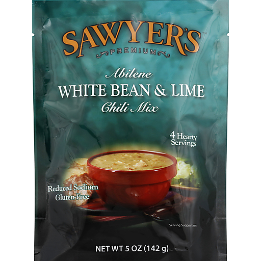 Sawyer's Chili Mix, Premium, Abilene White Bean & Lime, Mild