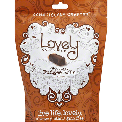 Lovely Candy Fudgee Rolls, Chocolaty 6 Oz