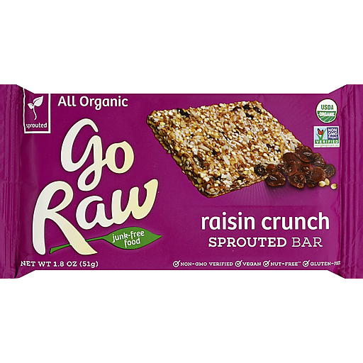 Go Raw Granola Bar, Live, 100% Organic 1.8 Oz
