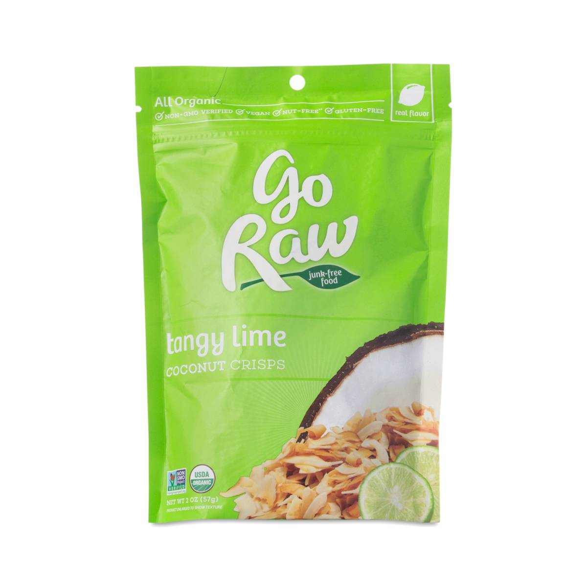 Go Raw Lime In The Coconut Crisps, 2 Oz