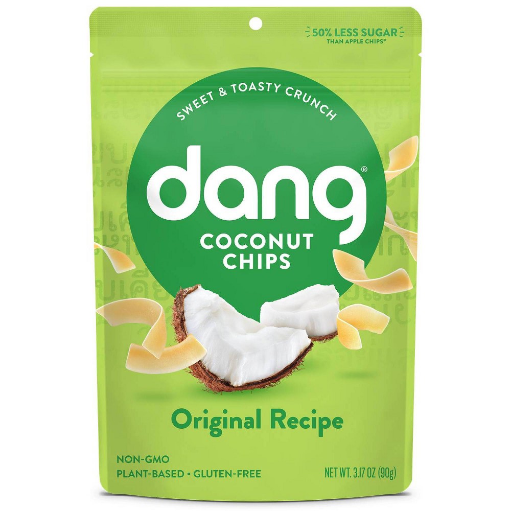 Dang Toasted Coconut Chips - Original Recipe - Case Of 12 - 3.17 Oz