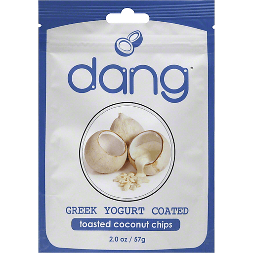 Dang Coconut Chips, Toasted, Greek Yogurt Coated