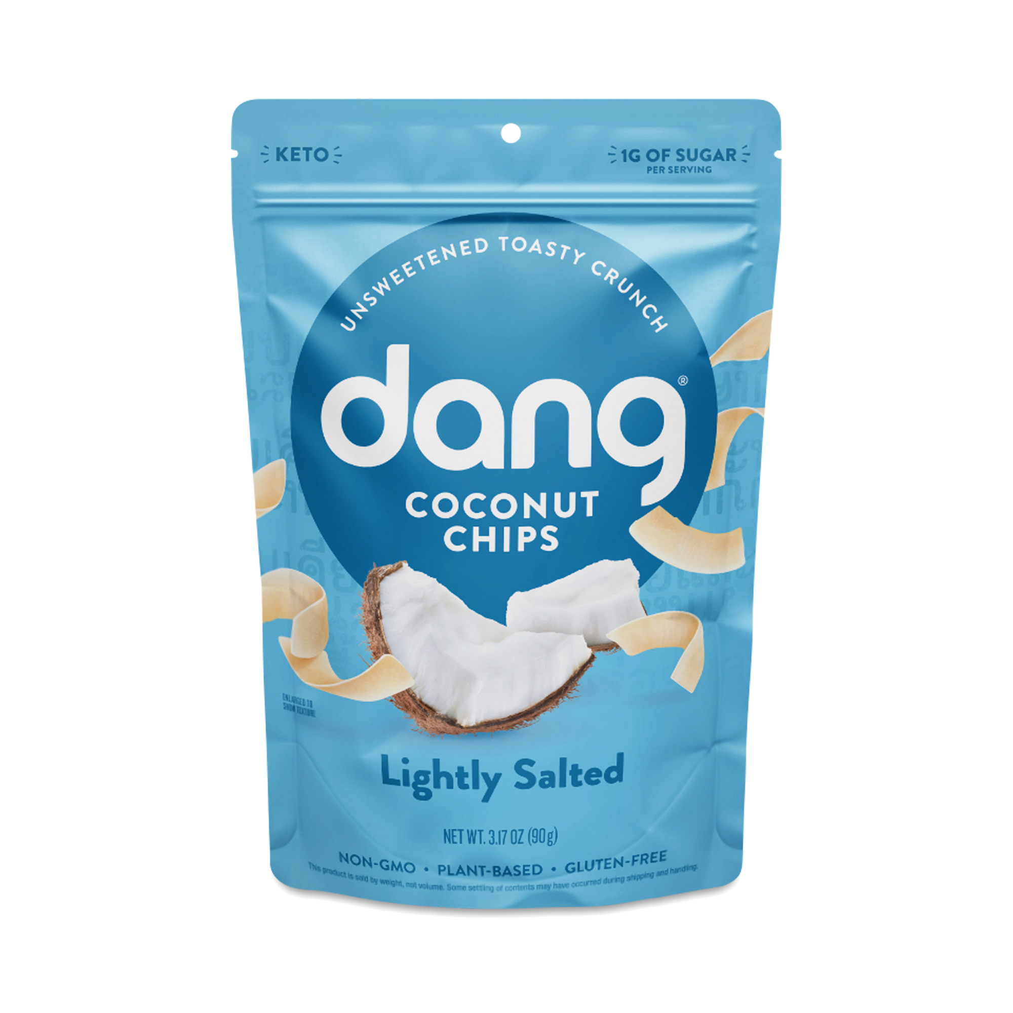 Dang Unsweetened Toasted Coconut Chips, Lightly Salted