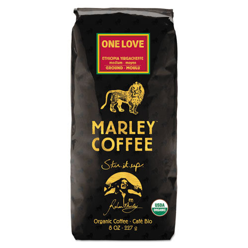 Marley Coffee Organic, Ground, Medium, One Love 8 Oz