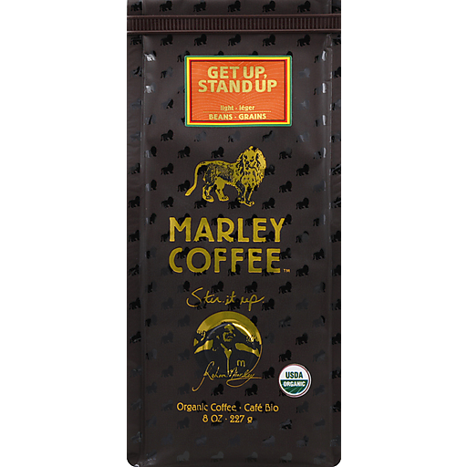 Marley Coffee Organic, Beans, Light, Get Up Stand Up