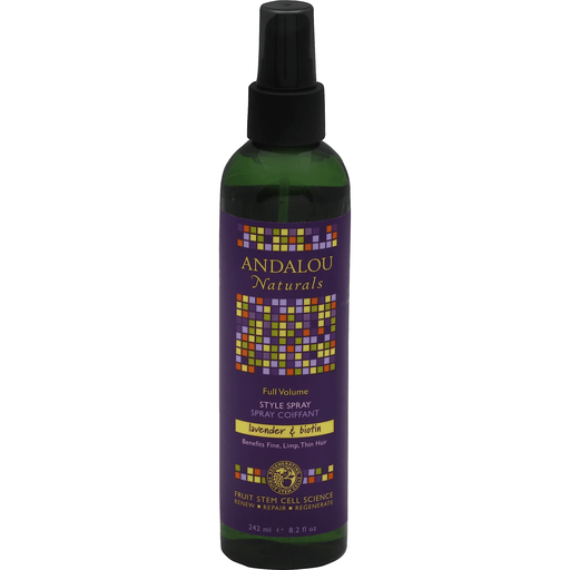 Andalou Naturals Style Spray, Full Volume, Lavender & Biotin