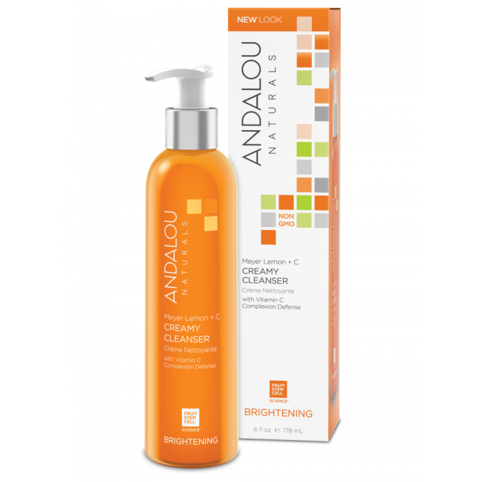 Andalou Naturals Creamy Cleanser For Combination Skin Meyer Lemon - 6 Fl Oz