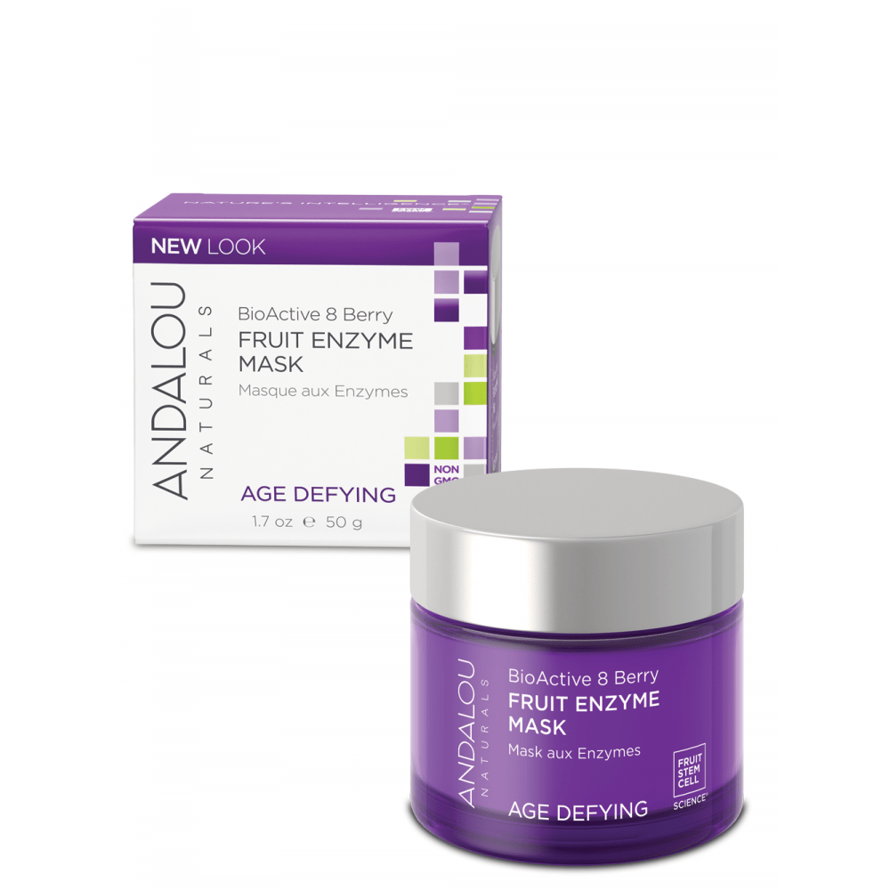 Andalou Naturals Age Defying Bioactive 8 Berry Fruit Enzyme Mask 50G