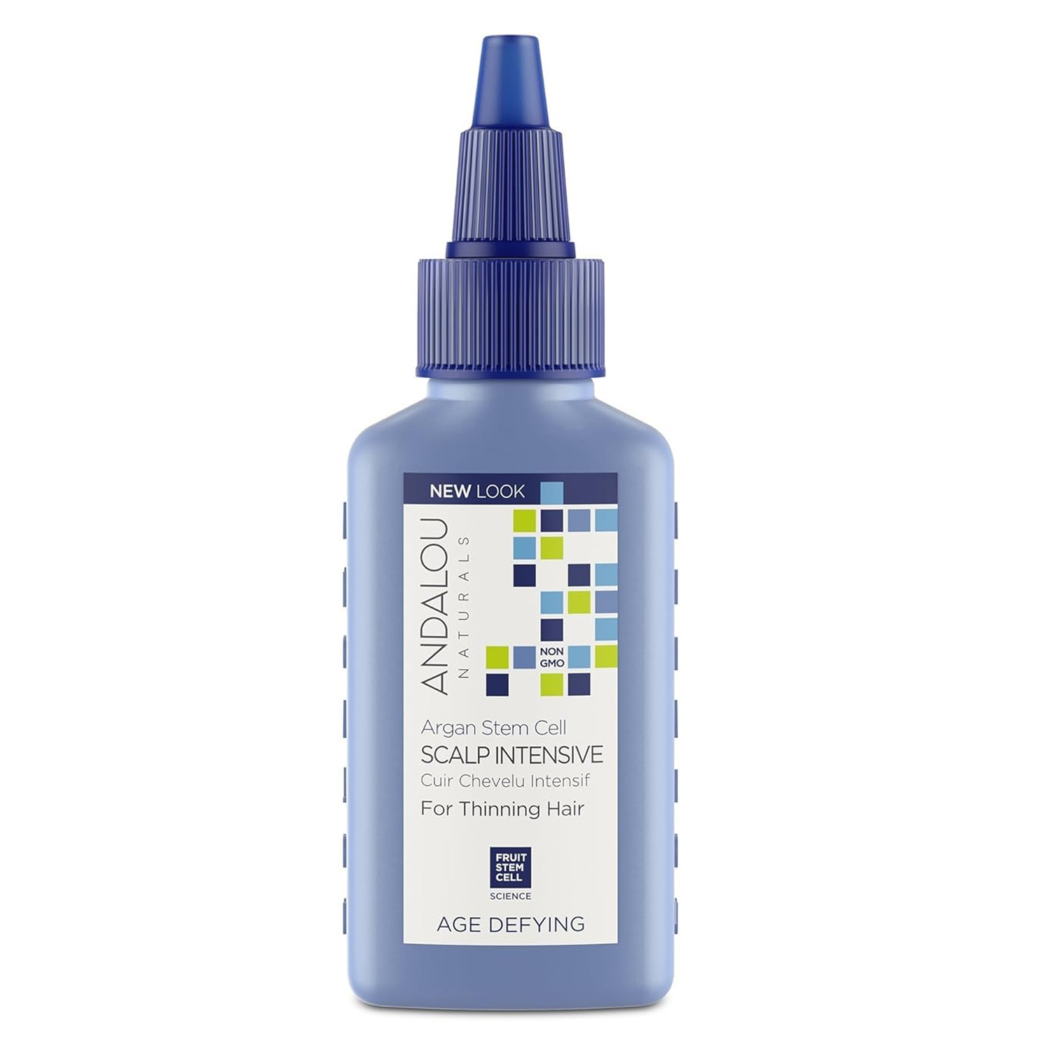 Andalou Naturals Argan Stem Cells, Scalp Intensive, Thinning Hair Treatment, Age Defying, 2.1 Fl Oz (62 Ml)