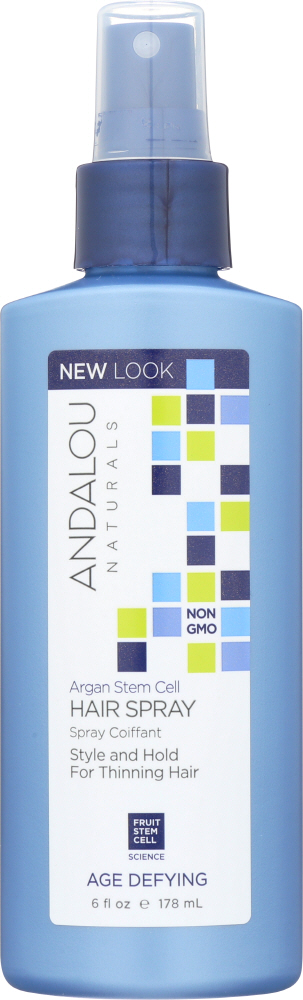 Andalou Naturals Hair Spray, Age Defying, Argan Fruit Stem Cells