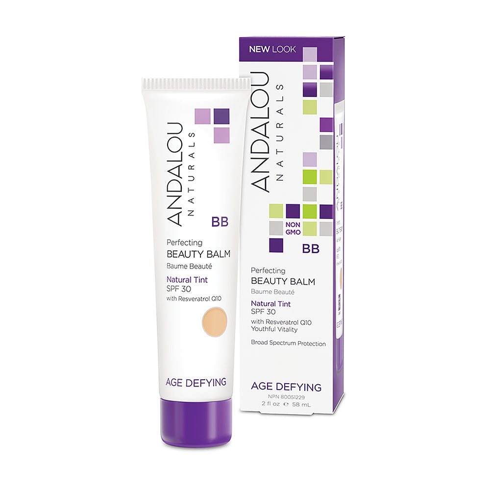 Andalou Naturals Age Defying BB Perfecting Beauty Balm Natural Tint SPF 30