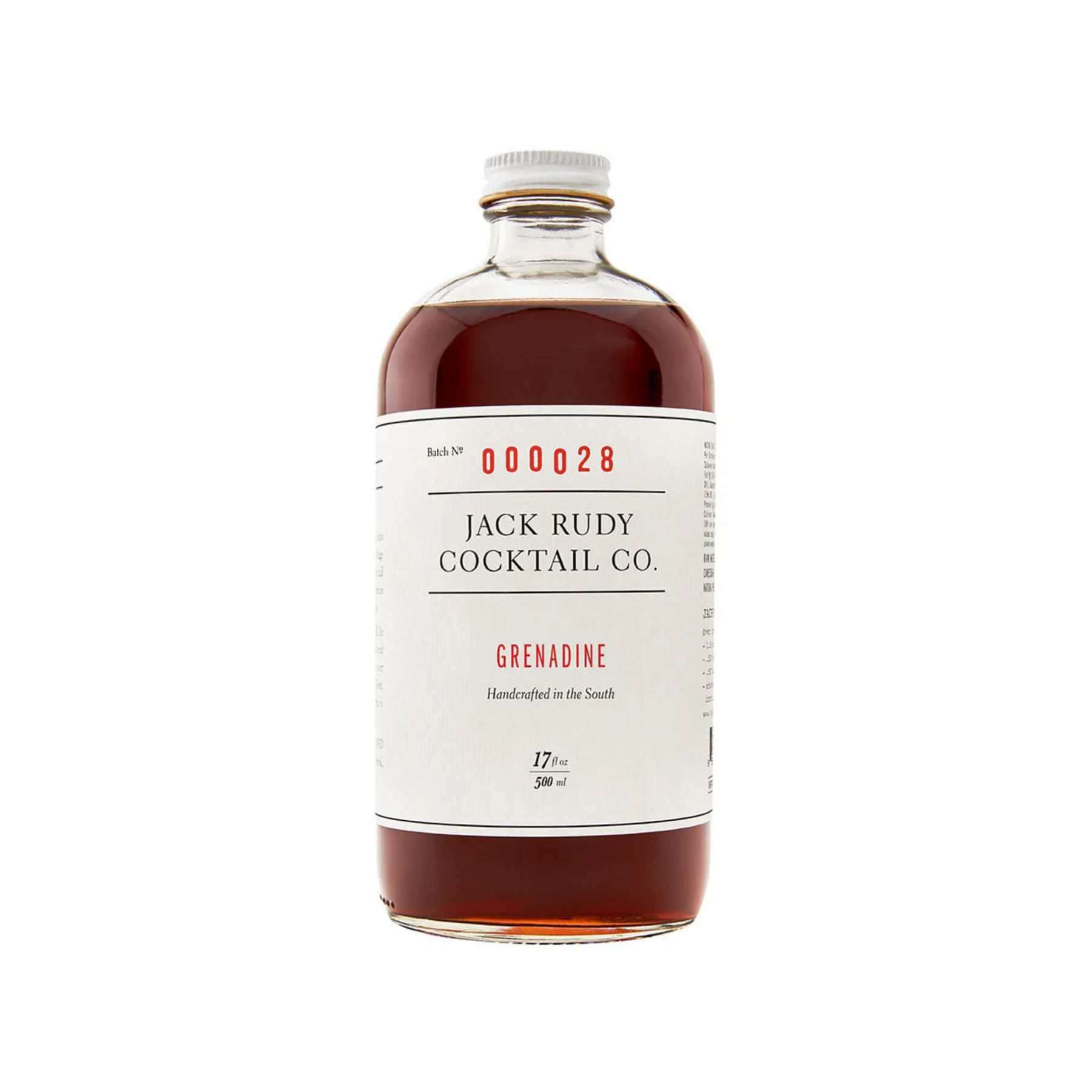Jack Rudy Grenadine Small Batch 473ml