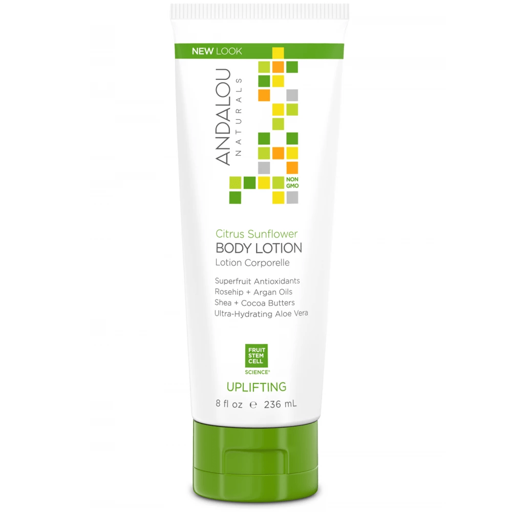 Andalou Naturals Body Lotion - Citrus Verbena Uplifting - 8 Fl Oz