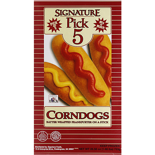 Signature Pick 5 Corndogs 26.56 Oz