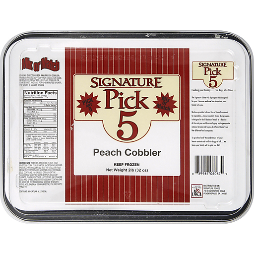 Signature Pick 5 Peach Cobbler 32 Oz