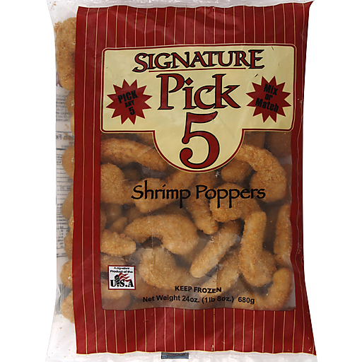Signature Pick 5 Shrimp Poppers 24 Oz